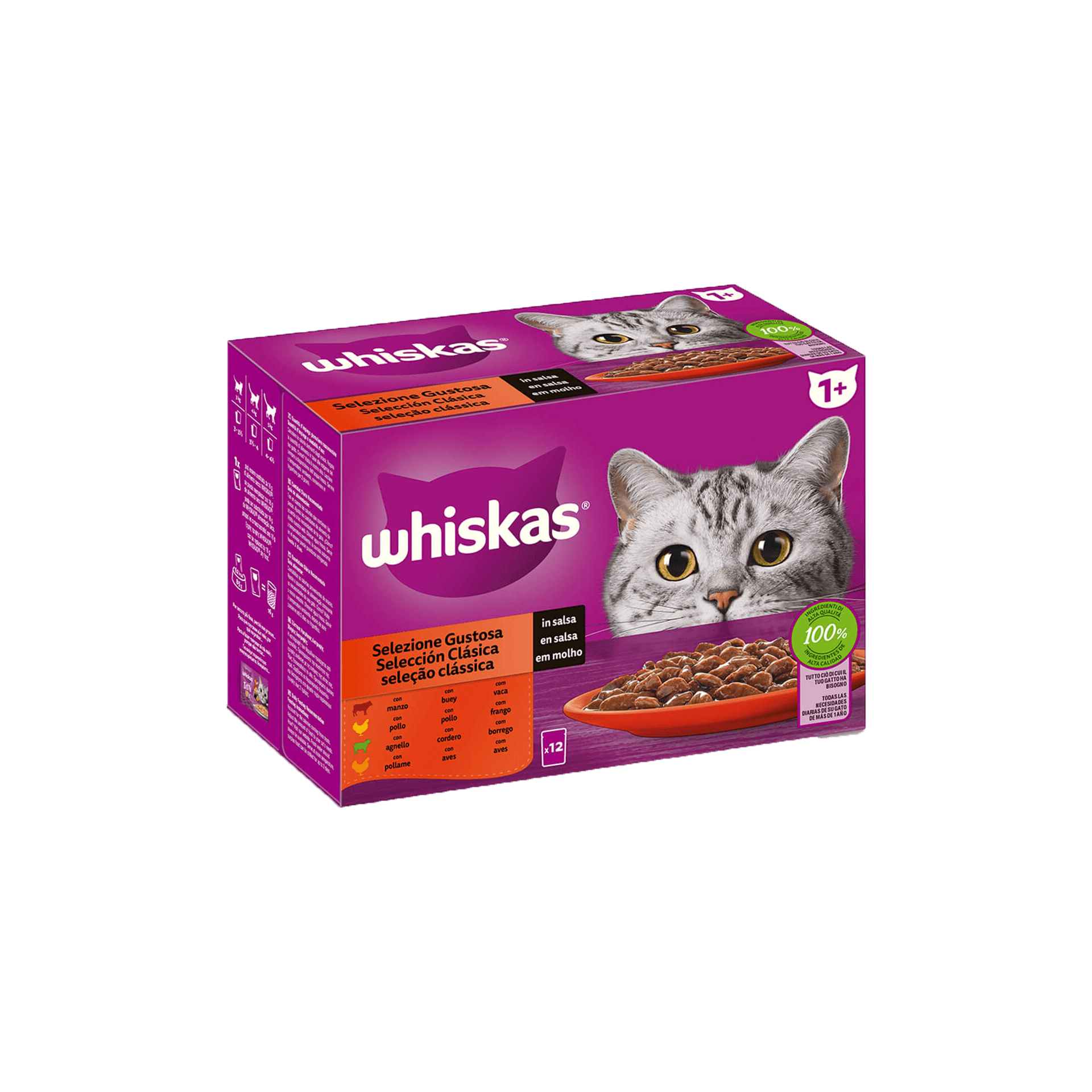 WHISKAS 1+ Years® Seleccion Clásica Multipack